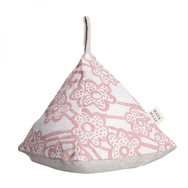 Door Stop Wildflower Pink/White