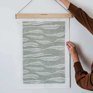 Tea Towel Barangaroo Sage/White - Image 5