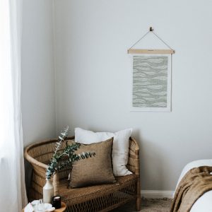 Tea Towel Barangaroo Sage/White - Image 2