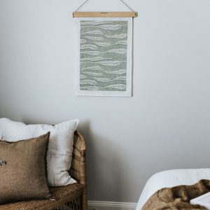 Tea Towel Barangaroo Sage/White - Image 4