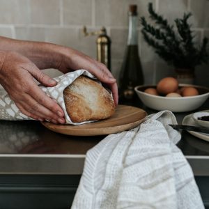 Tea Towel Barangaroo White/Natural - Image 3