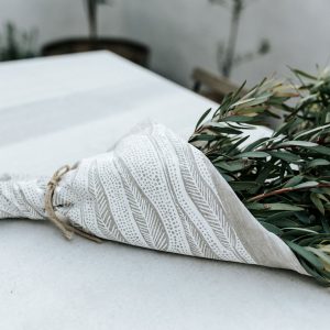 Tea Towel Barangaroo White/Natural - Image 4
