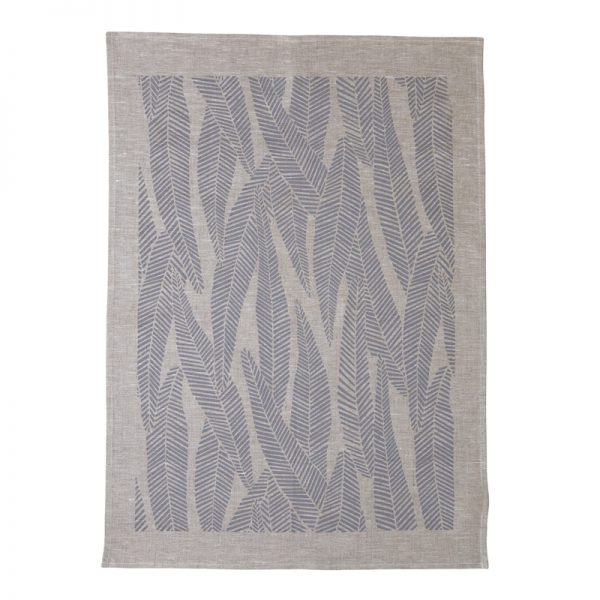 Tea Towel Eucalyptus Putty/Natural