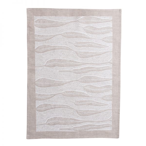 Tea Towel Barangaroo White/Natural