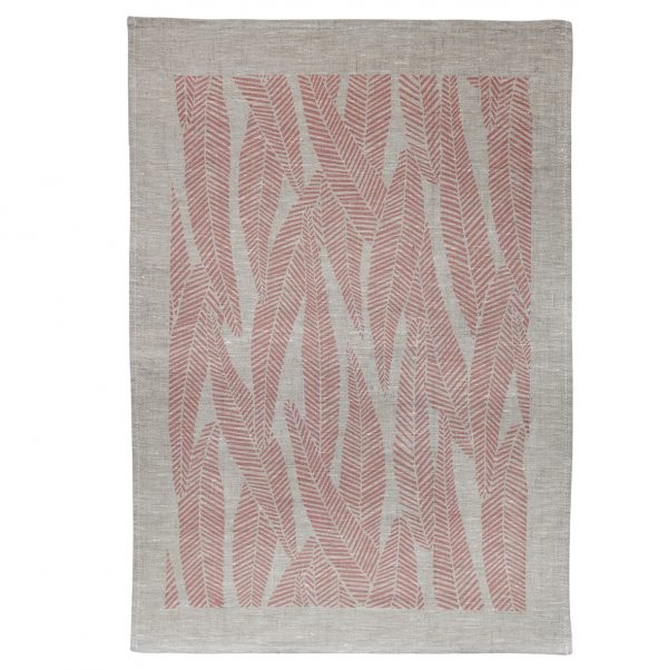 Tea Towel Eucalyptus Desert Pink/Natural