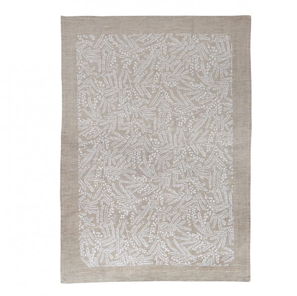 Tea Towel Mimosa White/Natural
