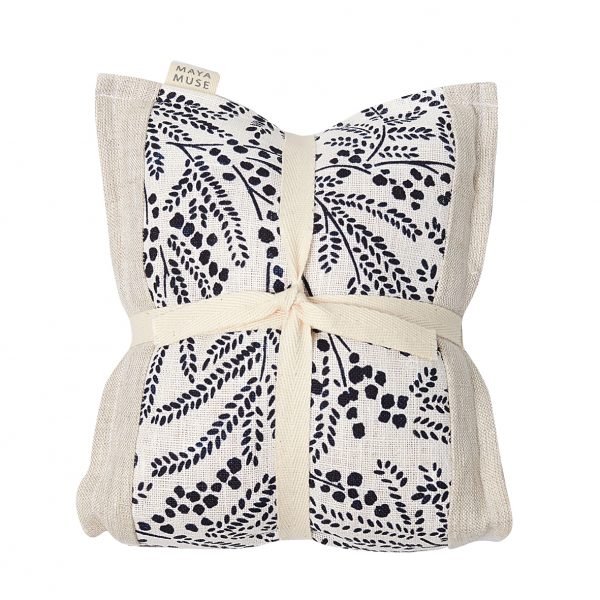 Wheat Bag Mimosa Indigo/White